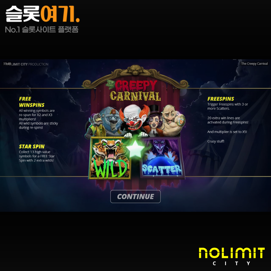 Nolimit City [The Creepy Carnival]