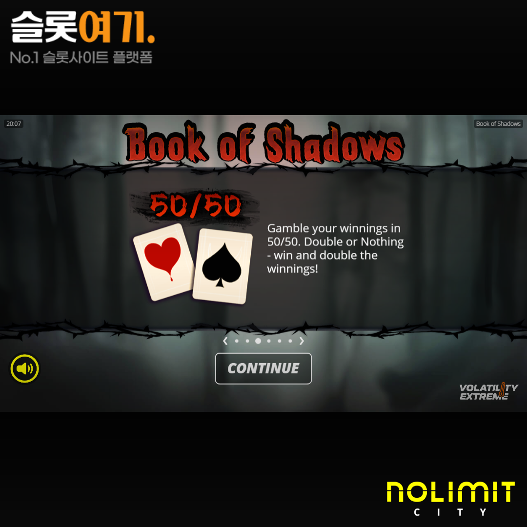 NoLimit City [Book of Shadows]