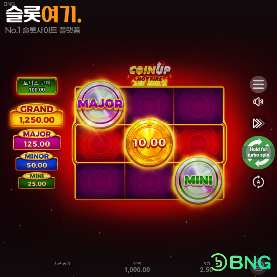 Buungo [Coin Up Hot Fire]