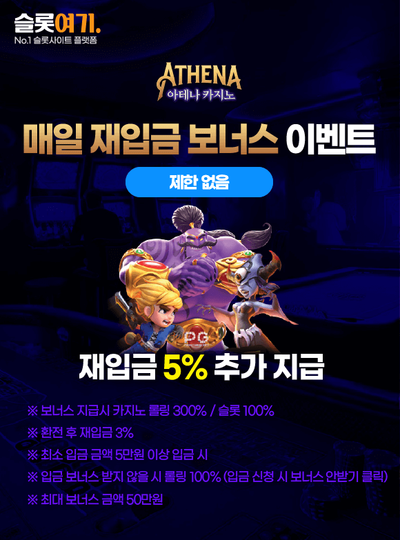 Daily re-deposit bonuses