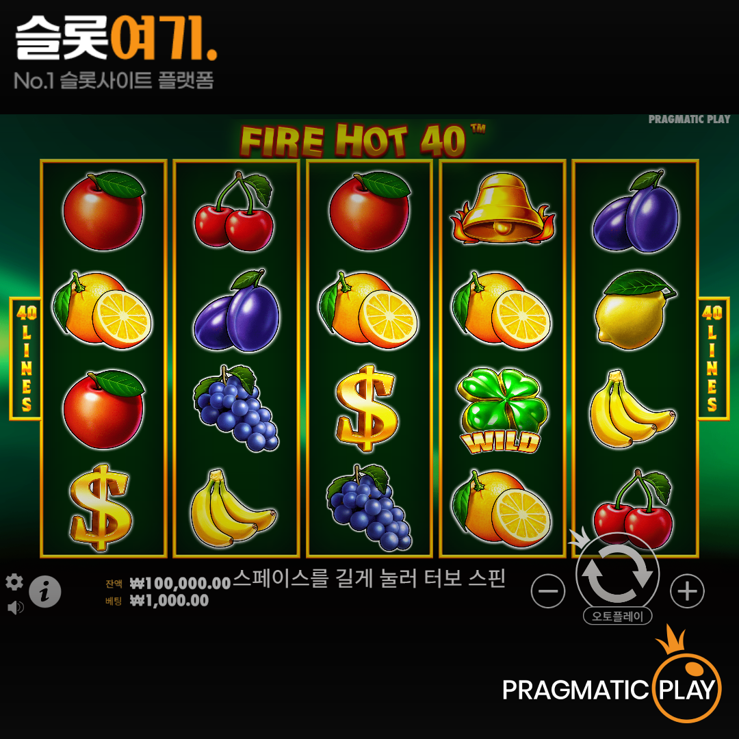 Pragmatic Play [Fire Hot 40]