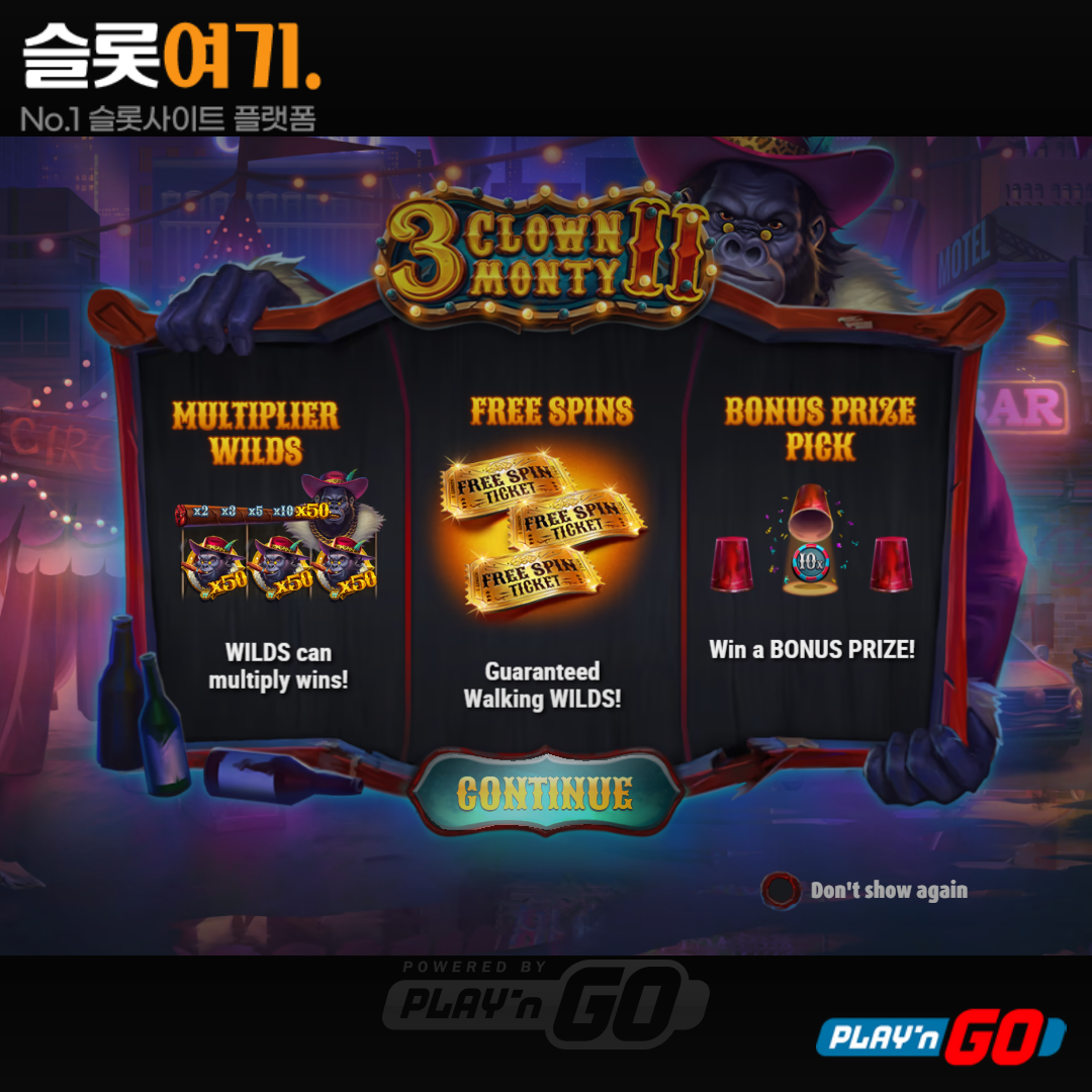Play'n Go [3 Clown Monty 2]