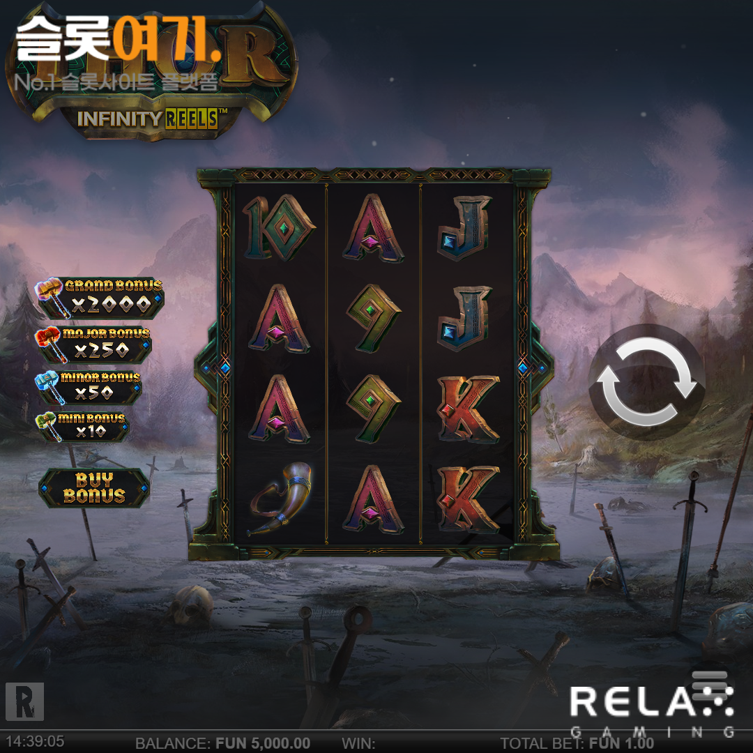 Read more about the article 토르 인피니티 릴스(Thor Infinity Reels) 슬롯 무료 체험