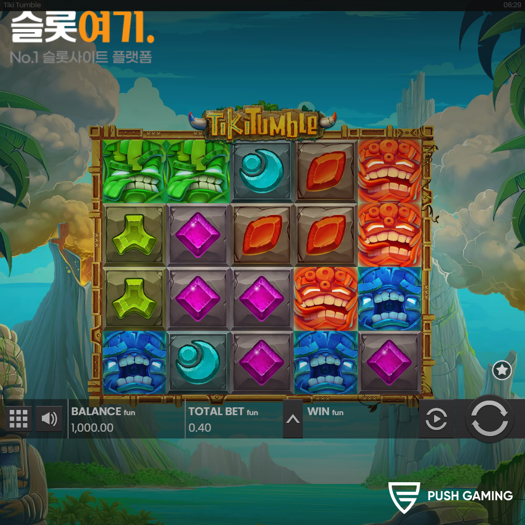 Read more about the article 티키 텀블(Tiki Tumble) – 푸쉬게이밍