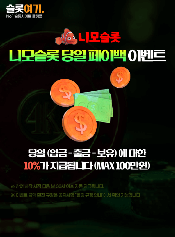 Nimoslot Same Day Payback Event