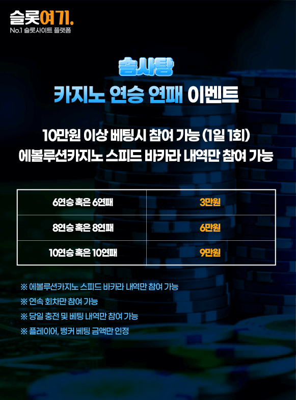 Casino winning streak events