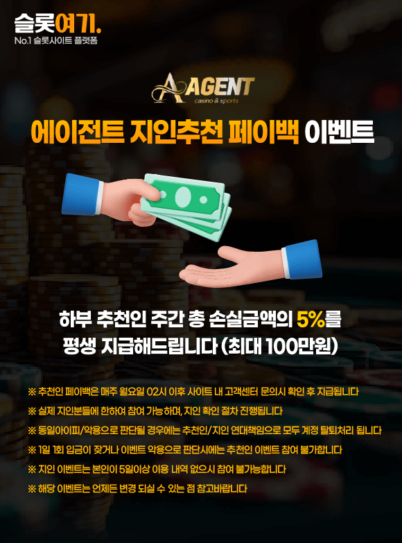 Agent Referral Payback Events