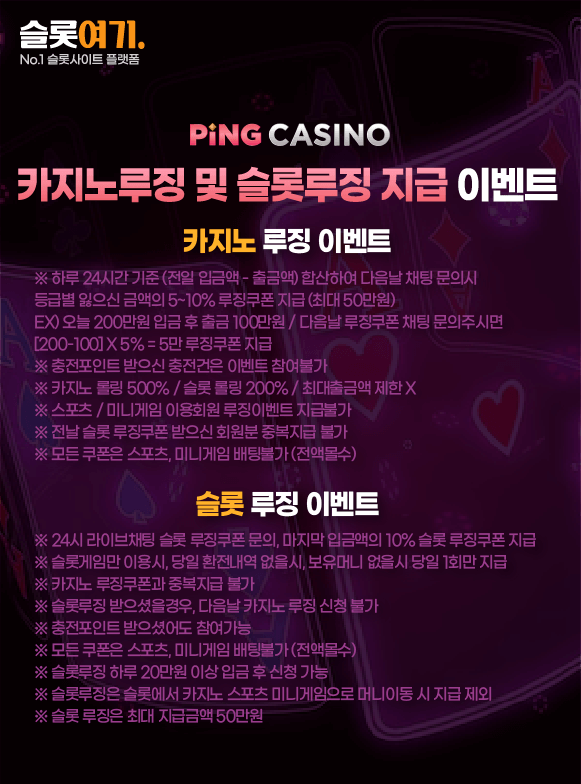 Casino Loss and Slot Loss Payout Event
