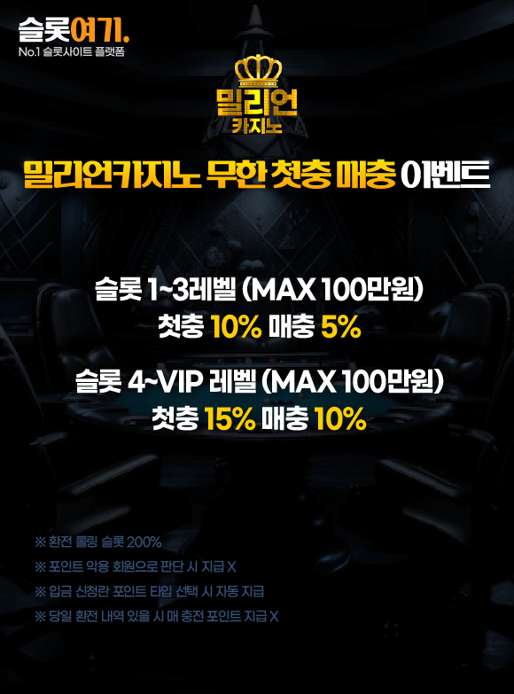 Millionaire Casino Infinite First Caterpillar Event