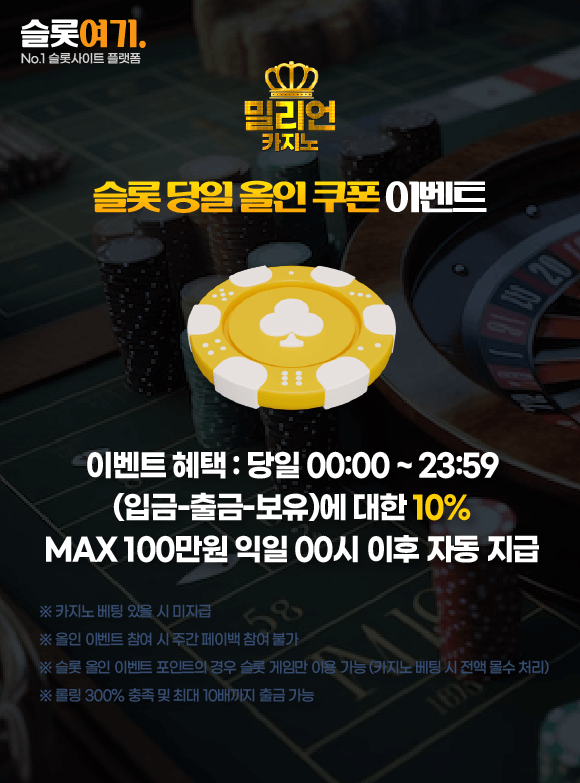 Slot Same Day All-In Coupon Event