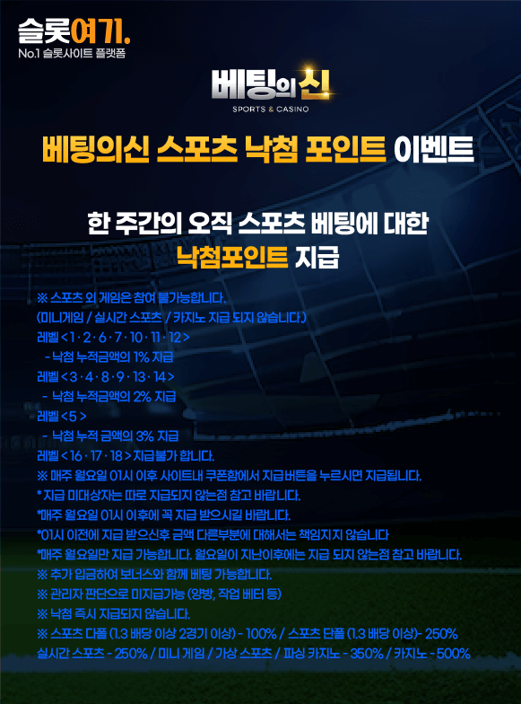 BettingNew Sports Winning Points Event