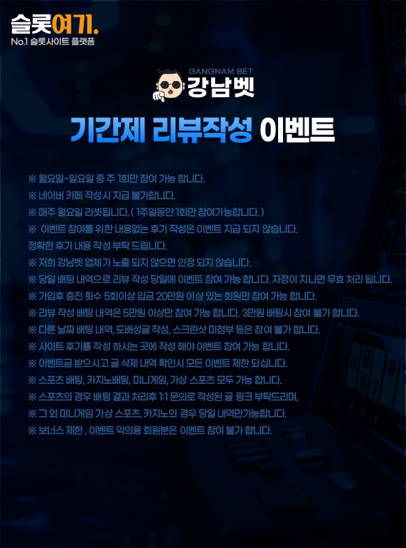 What to Expect from the Gangnam Bet Limited Time Review Event