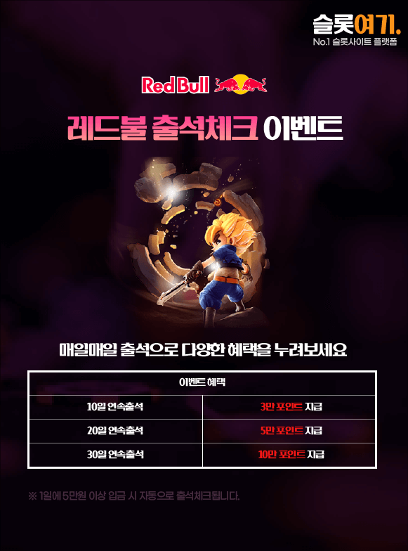Red Bull Attendance Check Events