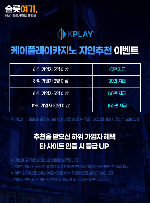 K-Play Casino Refer-a-Friend Event 2